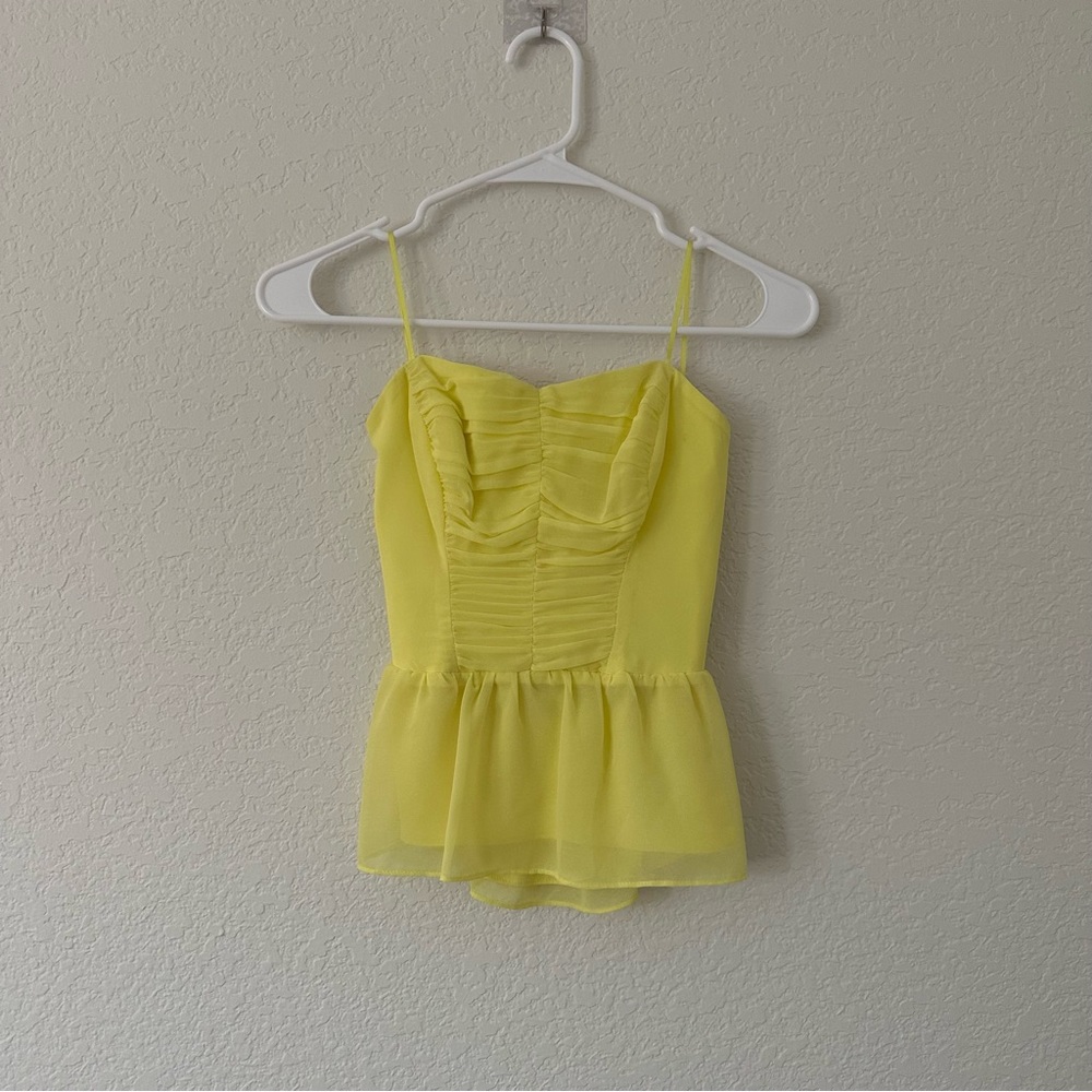 Guess Flowy Corset Top with Tie Back | Size XXS
